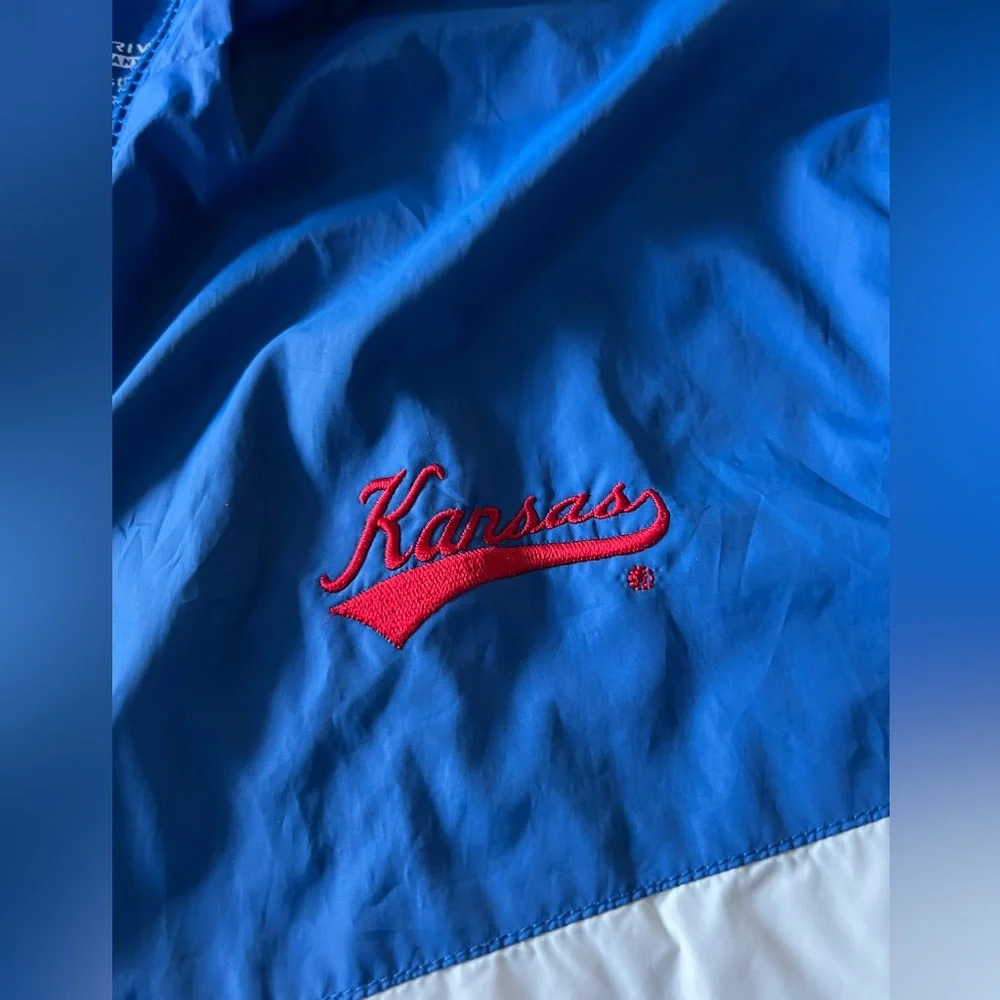KU Jayhawks Windbreaker small - Picture 2 of 5